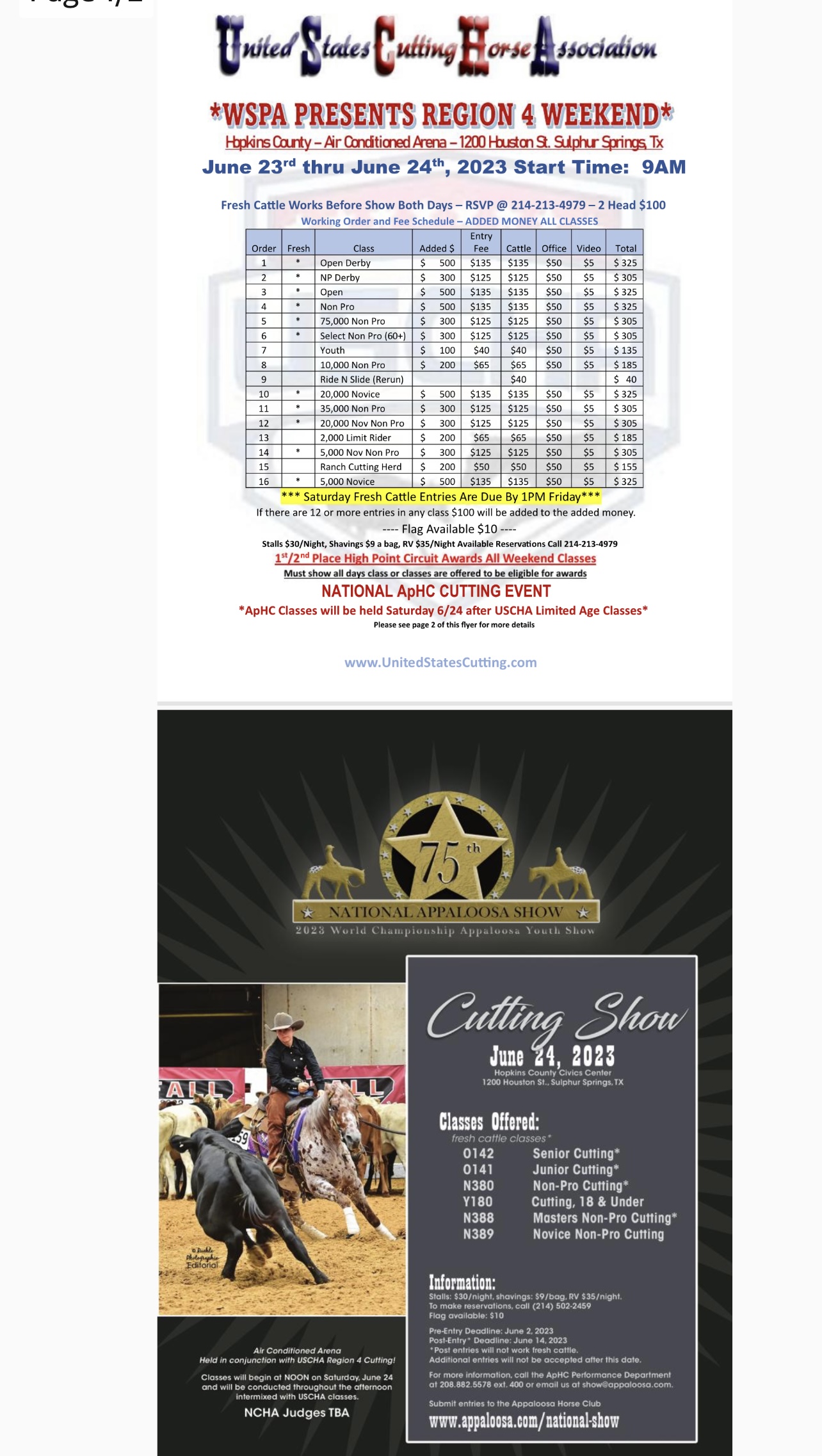 United States Cutting Horse Association